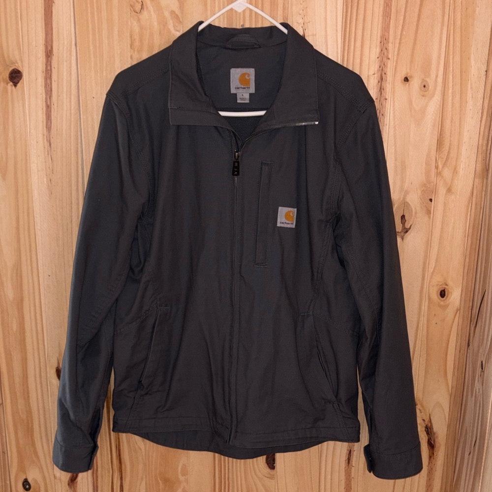 Carhartt Men’s Crowley Dark Gray Lightweight Zip-Front Jacket